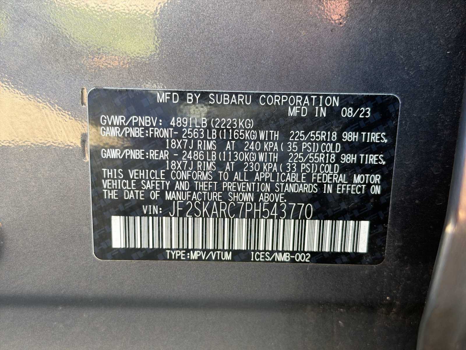 Certified 2023 Subaru Forester Touring AWD/4WD image 33