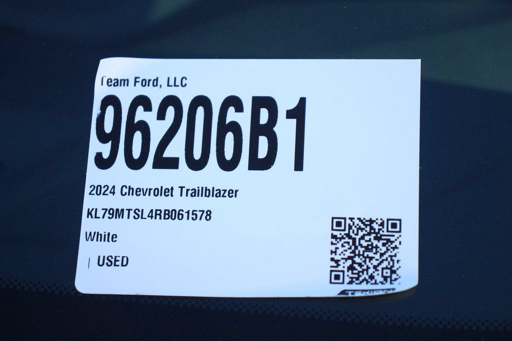 Certified 2024 Chevrolet TrailBlazer RS FWD image 31