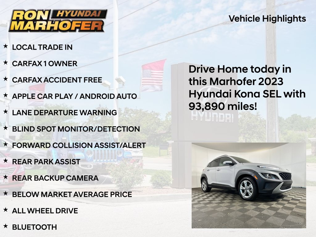 Used 2023 Hyundai Kona SEL w/ Cargo Package AWD/4WD image 15