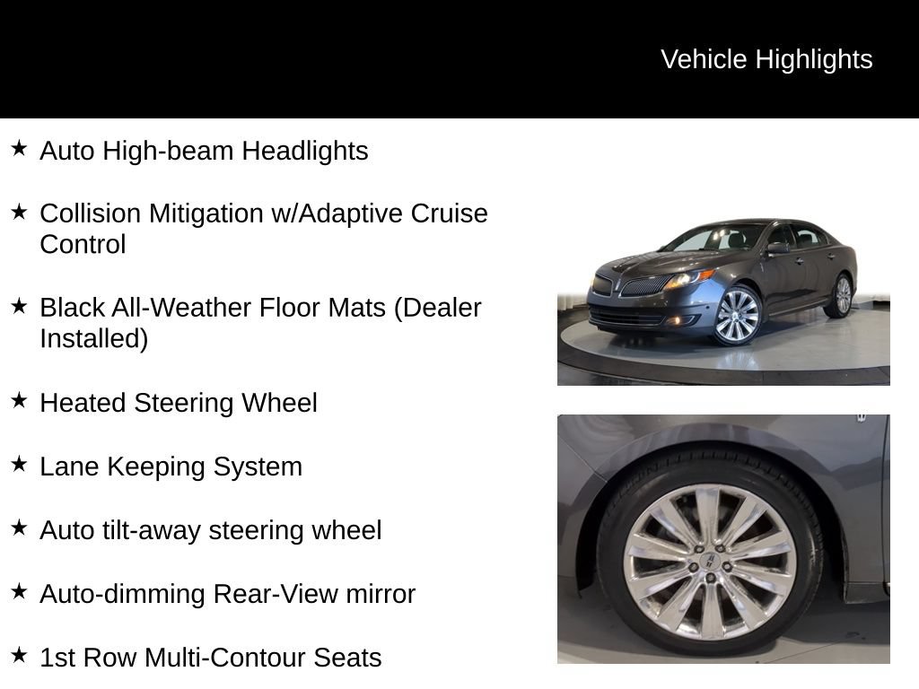 Used 2015 Lincoln MKS AWD w/ Equipment Group 201A image 38