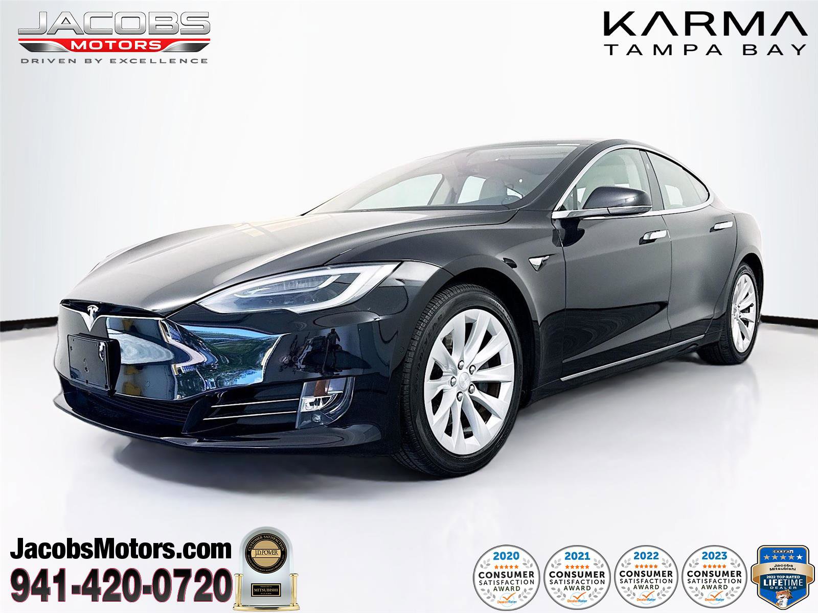 Used 2018 Tesla Model S 75D AWD/4WD image 1