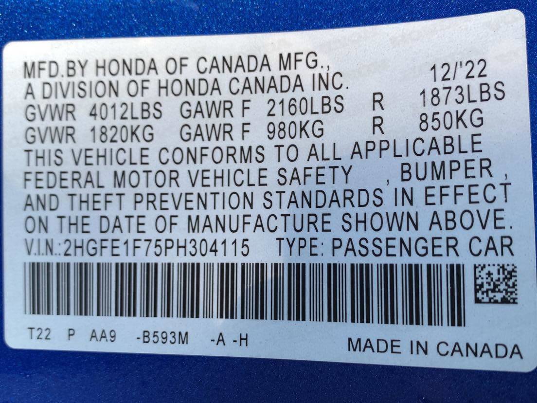 Used 2023 Honda Civic EX image 44
