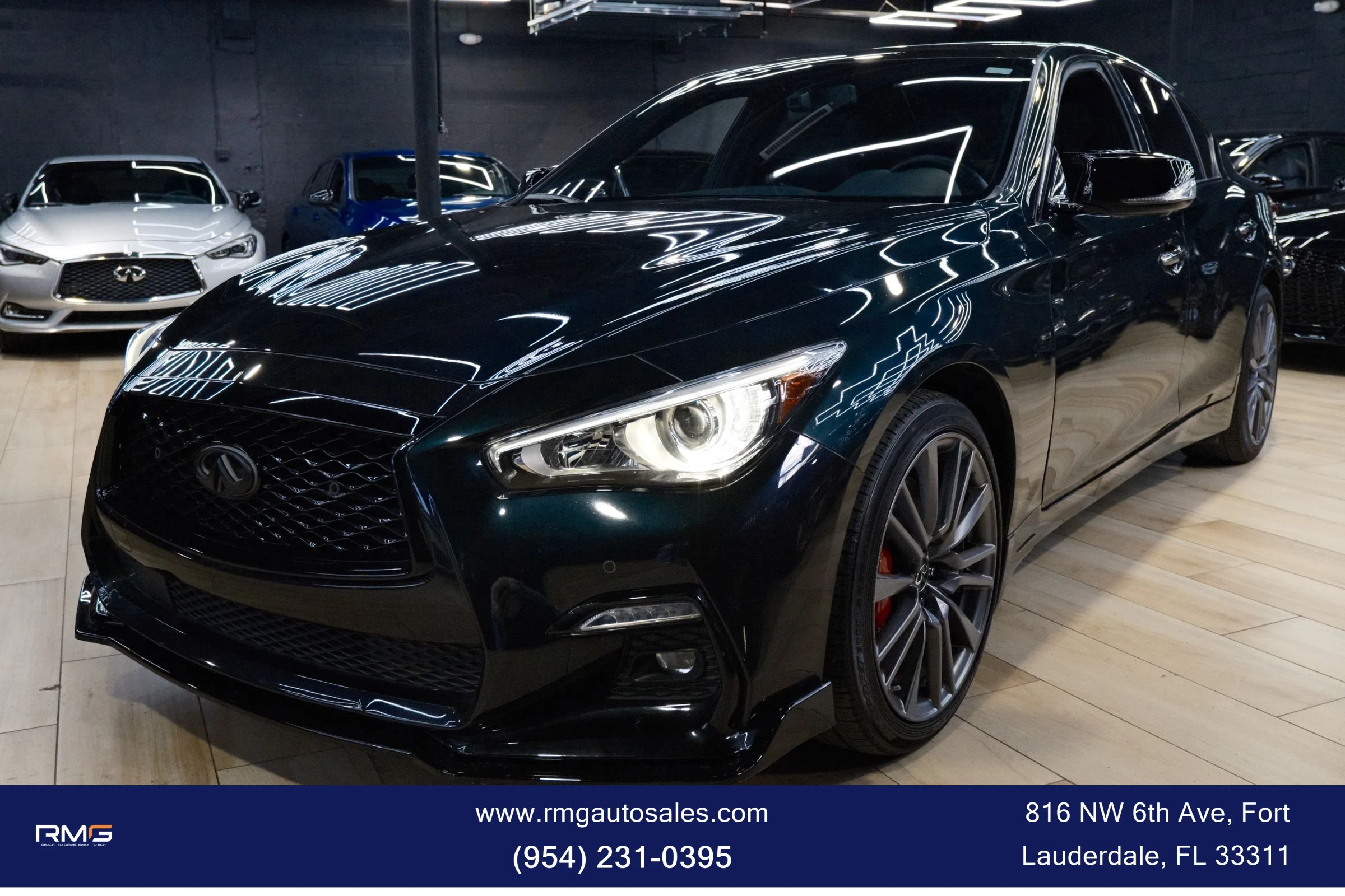 Used 2024 INFINITI Q50 Red Sport 400 w/ Black Opal Edition AWD/4WD image 1