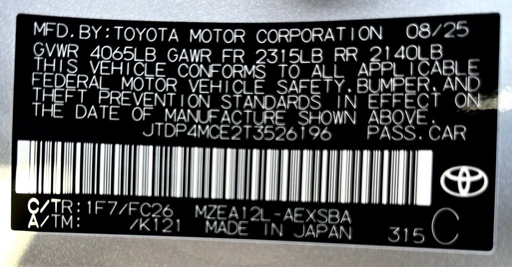 New 2026 Toyota Corolla SE image 25