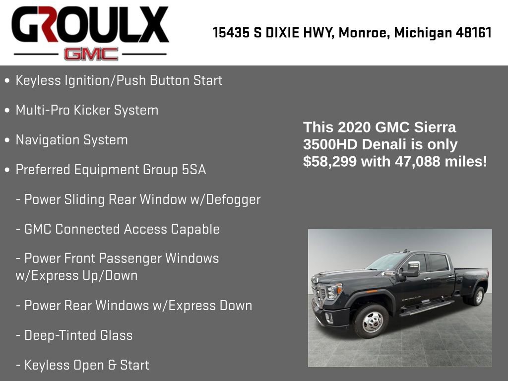 Used 2020 GMC Sierra 3500 Denali w/ Denali Ultimate Package image 8