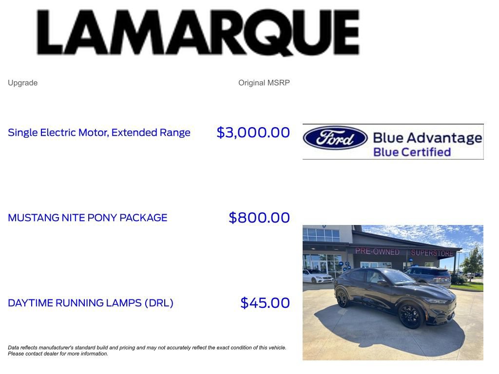 Used 2023 Ford Mustang Mach-E Premium w/ Mustang Nite Pony Package image 10