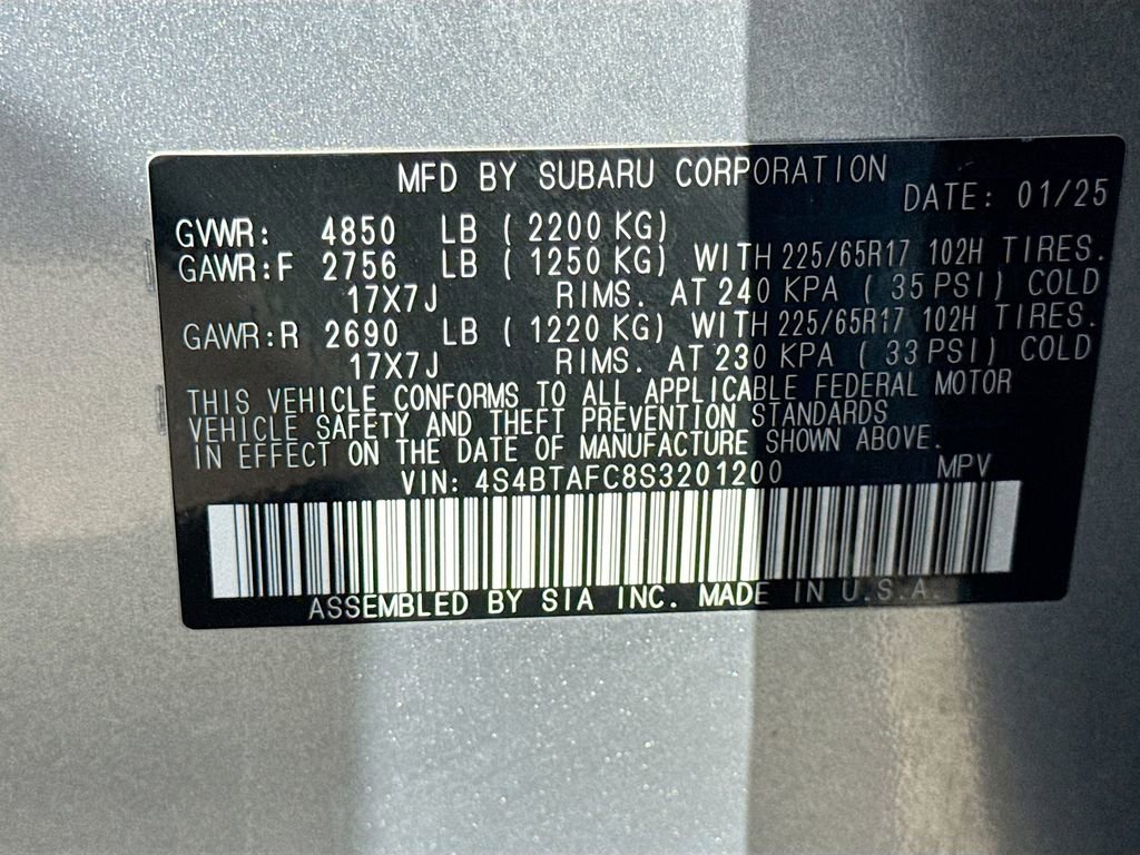 Certified 2025 Subaru Outback Premium w/ Popular Package #1A image 46