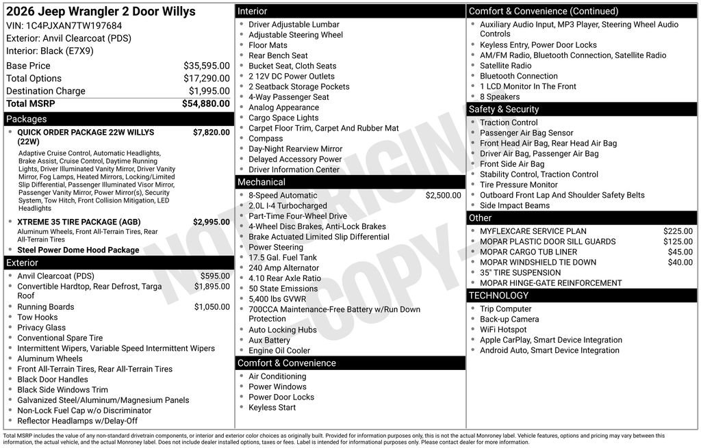 New 2026 Jeep Wrangler Willys image 27