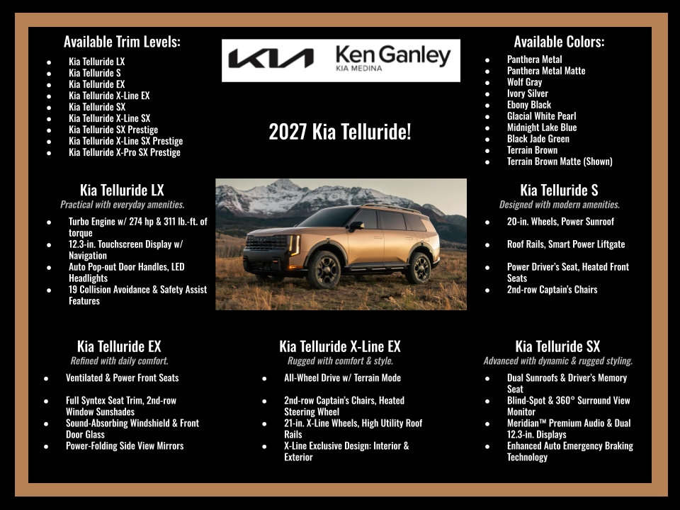 New 2027 Kia Telluride X-Line SX Prestige w/ Towing Package AWD/4WD image 28