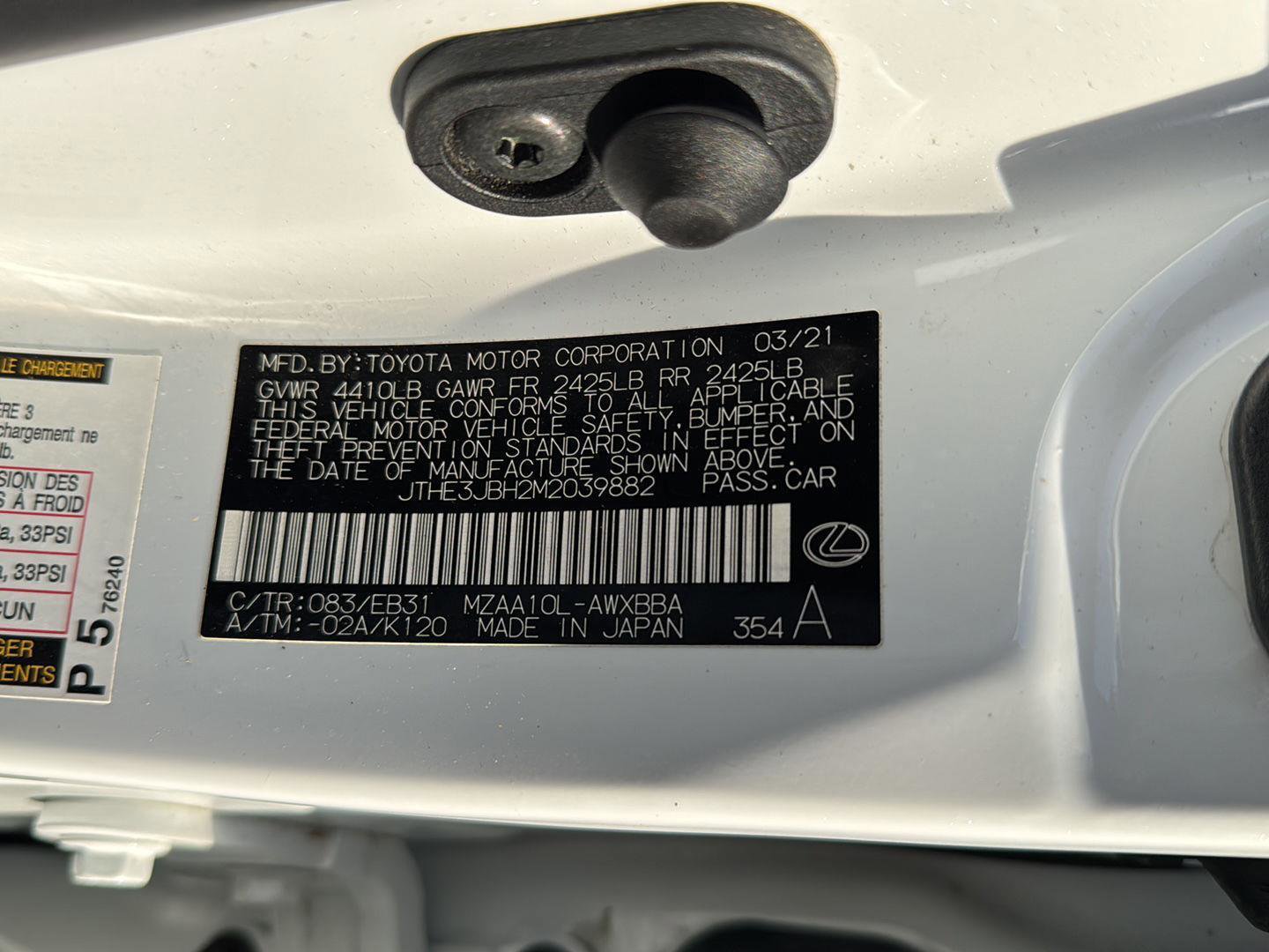 Used 2021 Lexus UX 200 F Sport w/ Accessory Package (Z2) image 37