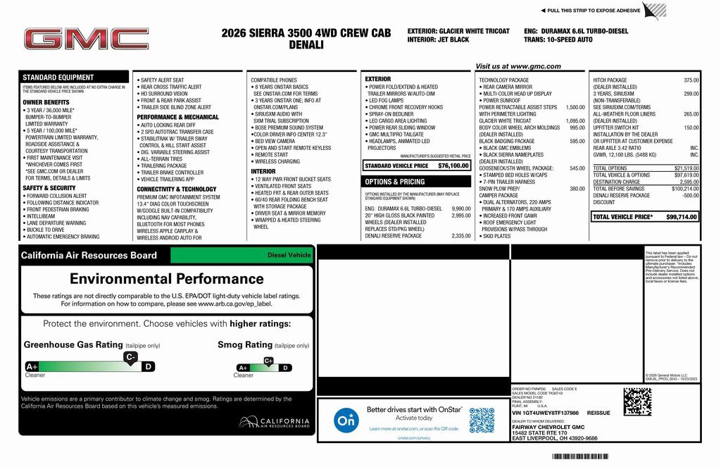 New 2026 GMC Sierra 3500 Denali w/ Denali Reserve Package image 4