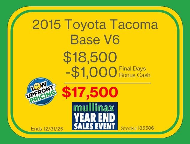 Used 2015 Toyota Tacoma 4x4 Access Cab V6 image 3