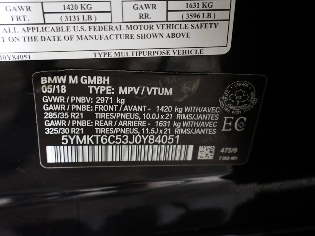Used 2018 BMW X5 M AWD/4WD image 61