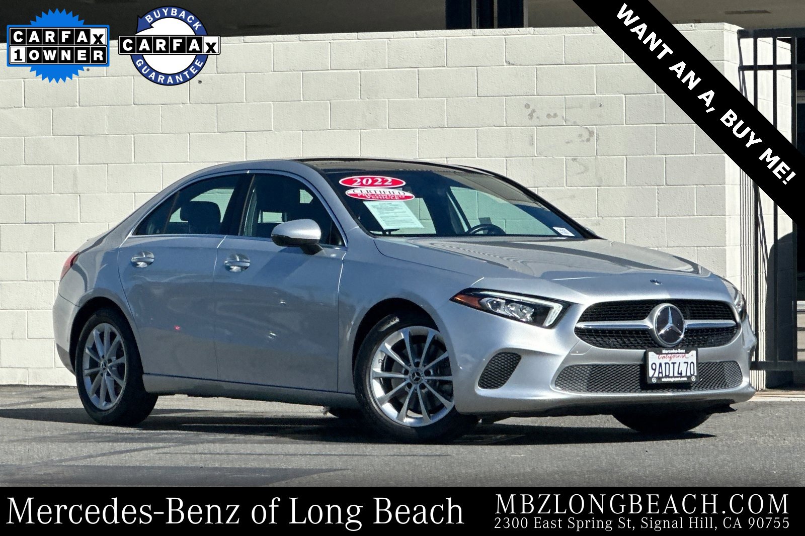Certified 2022 Mercedes-Benz A 220
