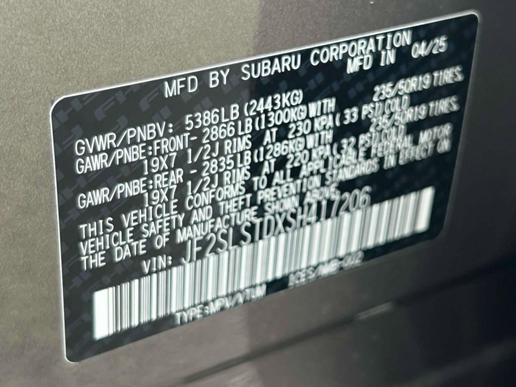 New 2025 Subaru Forester Touring w/ Touring Package image 17