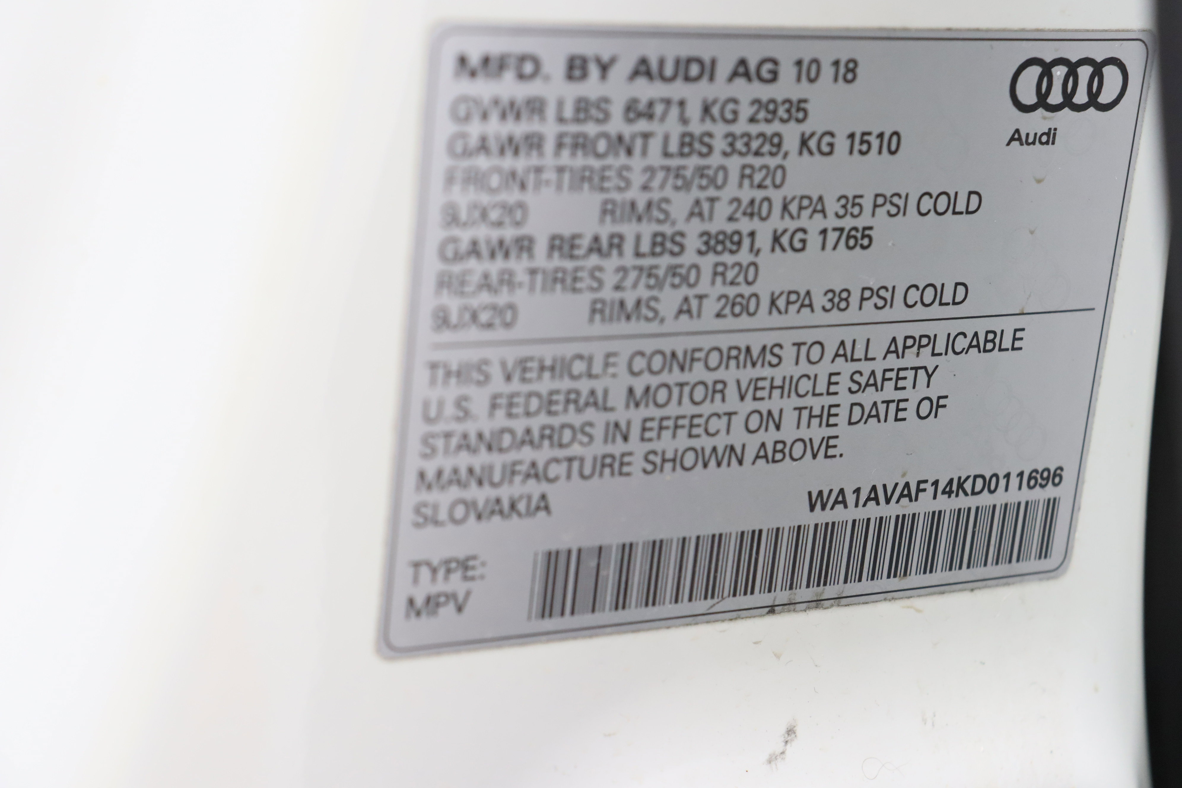 Used 2019 Audi Q8 Premium w/ Convenience Package image 44