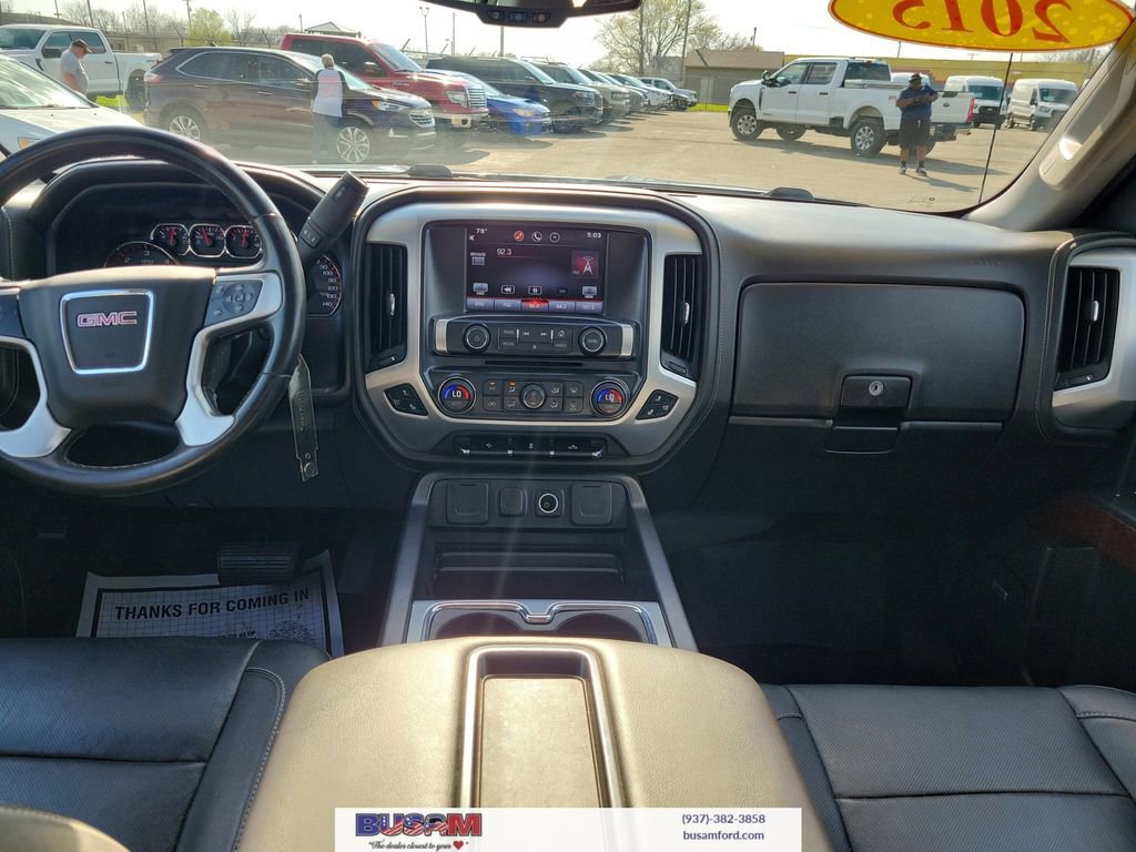Used 2015 GMC Sierra 1500 SLT w/ SLT Crew Cab Value Package AWD/4WD image 7