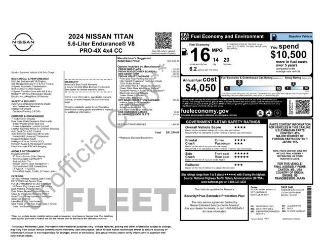 Certified 2024 Nissan Titan PRO-4X w/ Pro-4x Utility Package image 28