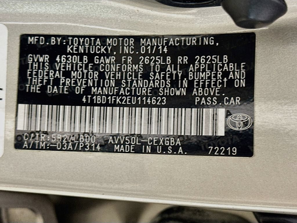 Used 2014 Toyota Camry XLE w/ Leather Package FWD image 39