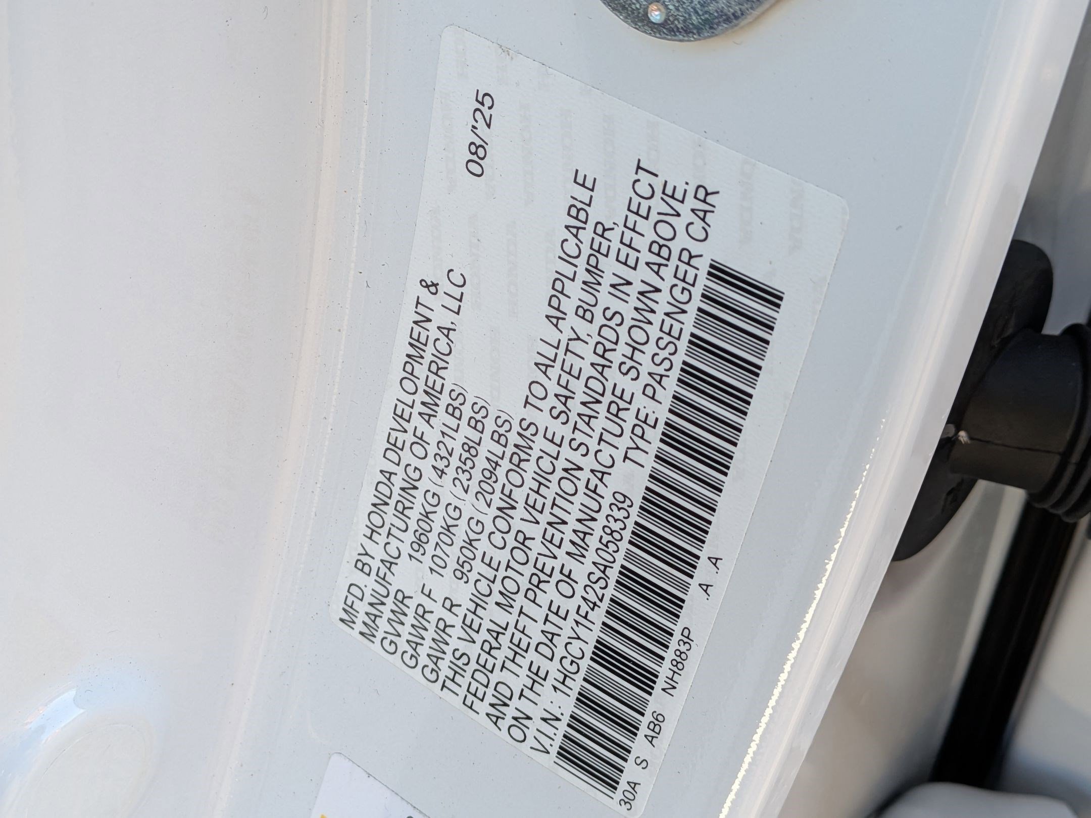 Used 2025 Honda Accord SE image 32