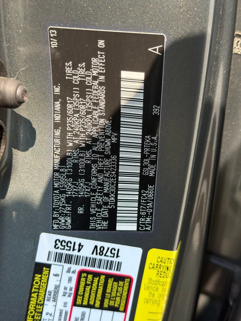 Used 2014 Toyota Sienna LE FWD image 12