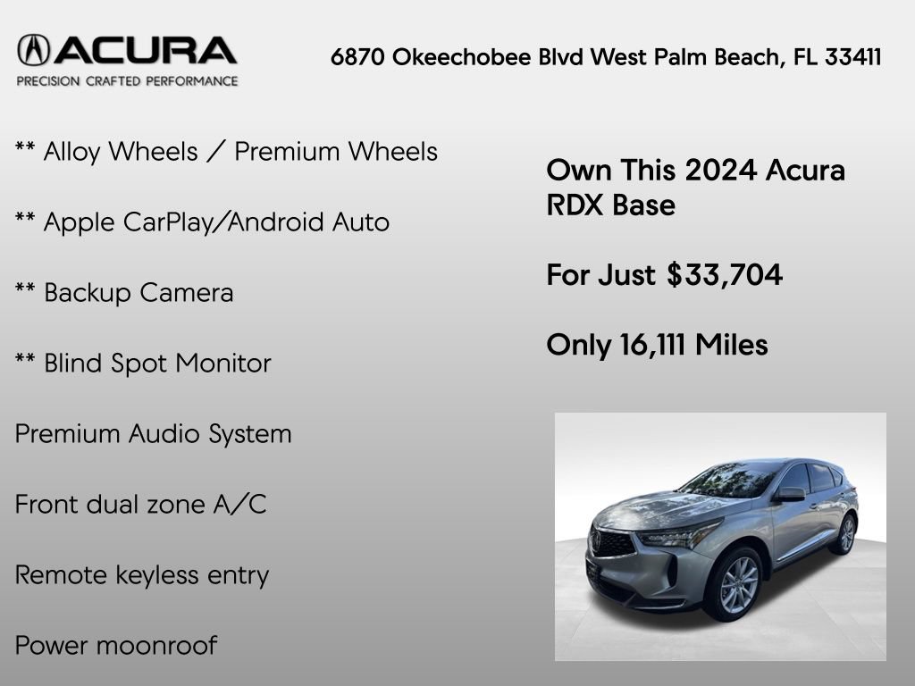 Certified 2024 Acura RDX SH-AWD image 7