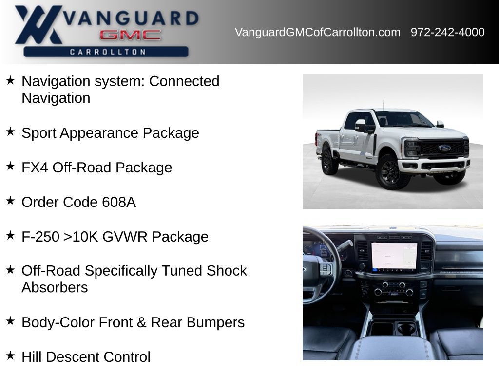 Used 2023 Ford F250 Lariat w/ Sport Appearance Package AWD/4WD image 6