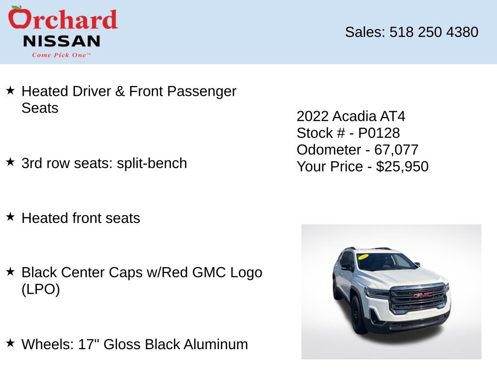 Used 2022 GMC Acadia AT4 AWD/4WD image 21