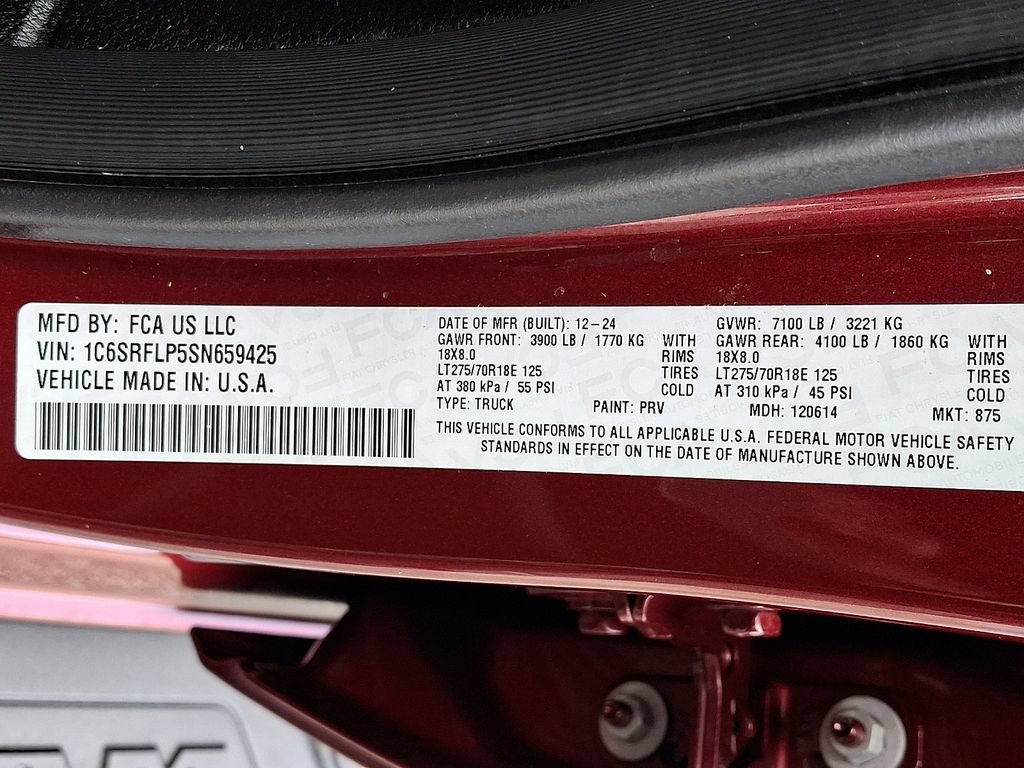 Used 2025 RAM 1500 Rebel w/ Rebel Level 2 Equipment Group AWD/4WD image 32