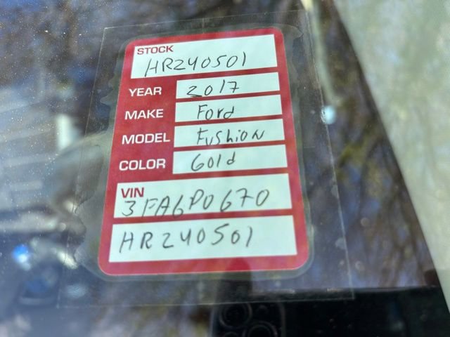 Used 2017 Ford Fusion S image 5