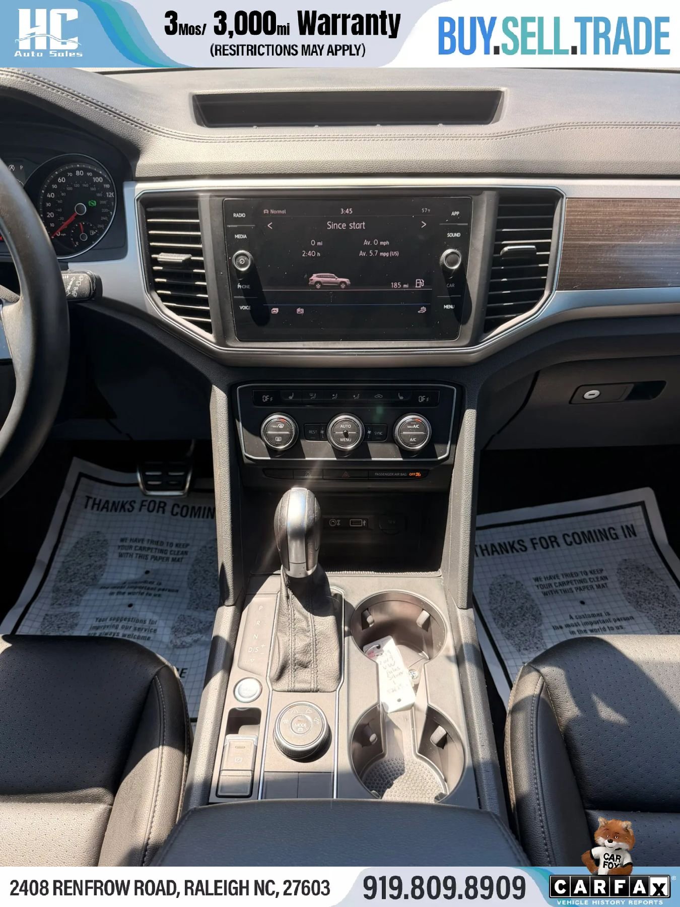 Used 2019 Volkswagen Atlas SE w/ Towing Package AWD/4WD image 25
