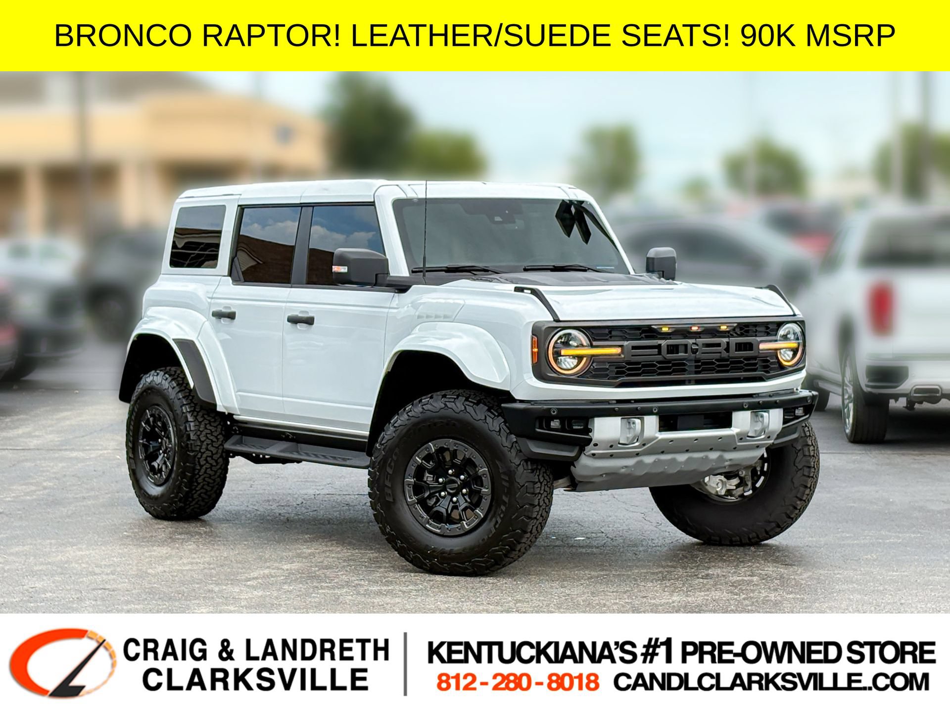 Used 2025 Ford Bronco Raptor w/ Interior Carbon Fiber Pack
