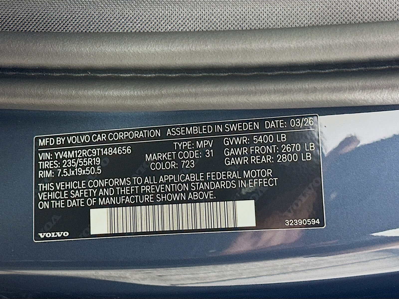 New 2026 Volvo XC60 B5 Plus w/ Protection Package Premier AWD/4WD image 50