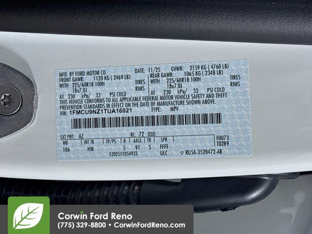 New 2026 Ford Escape ST-Line Select w/ Tech Pack #1 image 33