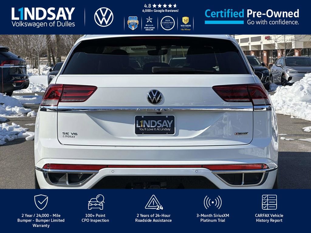 Certified 2021 Volkswagen Atlas Cross Sport SE w/ Panoramic Sunroof Package image 6