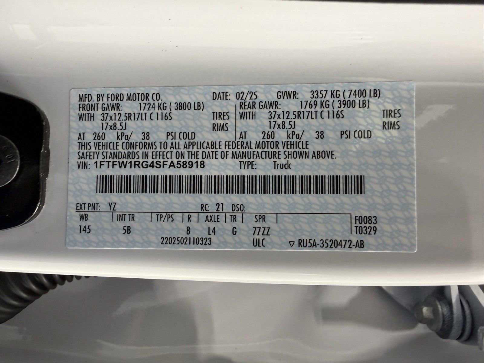 Used 2025 Ford F150 Raptor AWD/4WD image 19