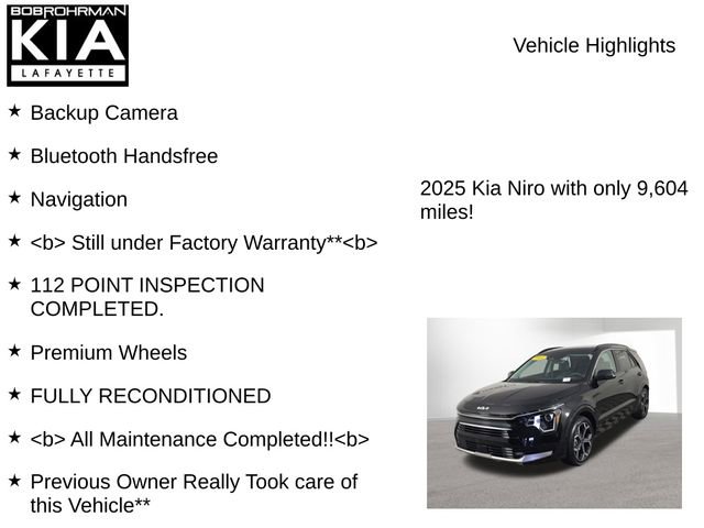 Certified 2025 Kia Niro EX Touring FWD image 7