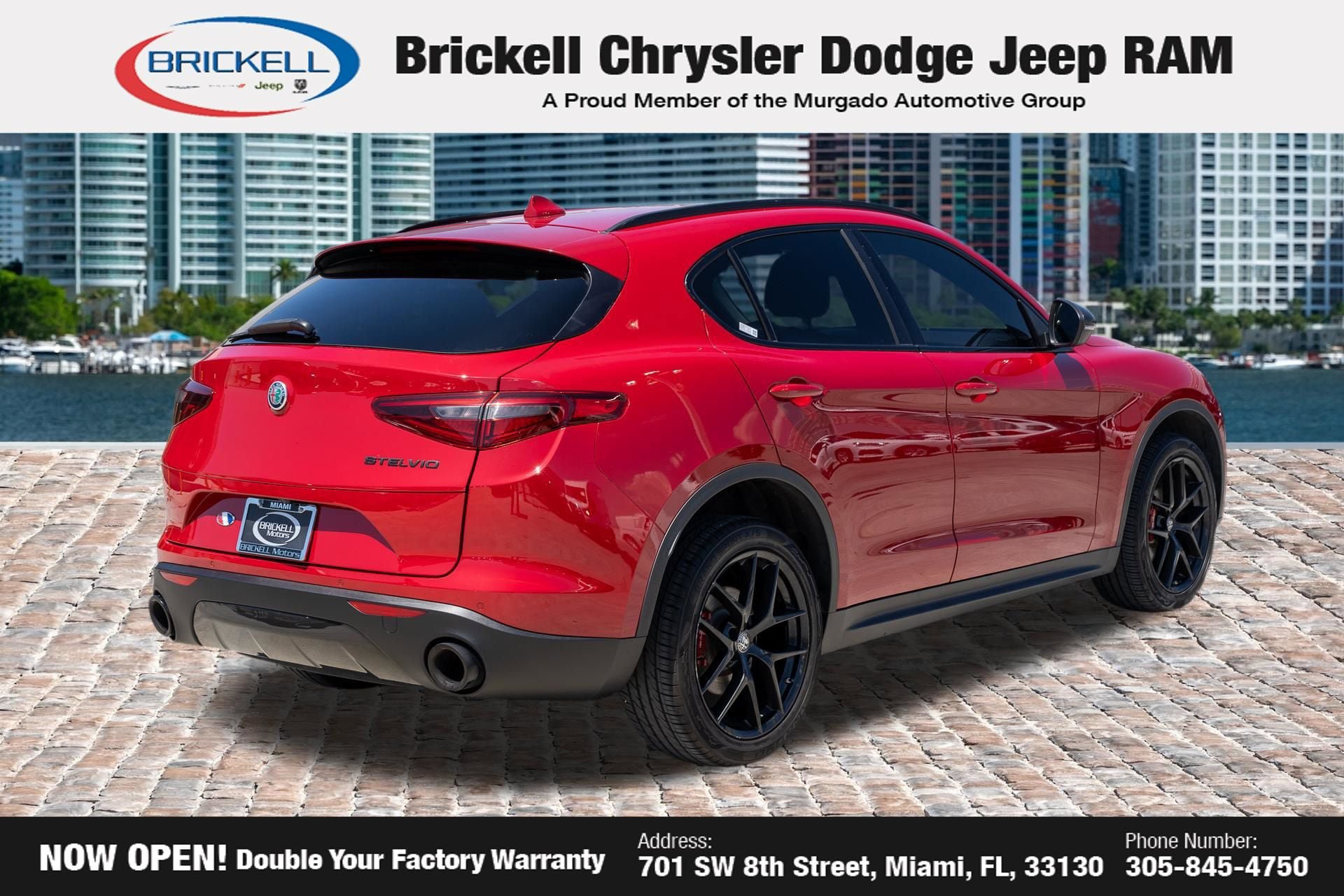 Used 2019 Alfa Romeo Stelvio Sport w/ Quick Order Package 22K Sport RWD image 6
