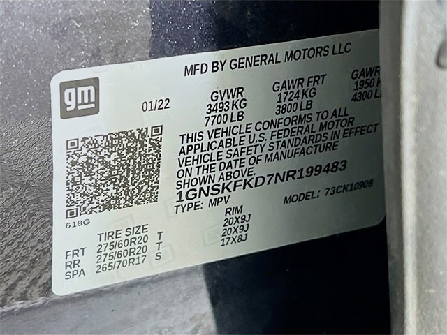 Used 2022 Chevrolet Suburban Premier image 30