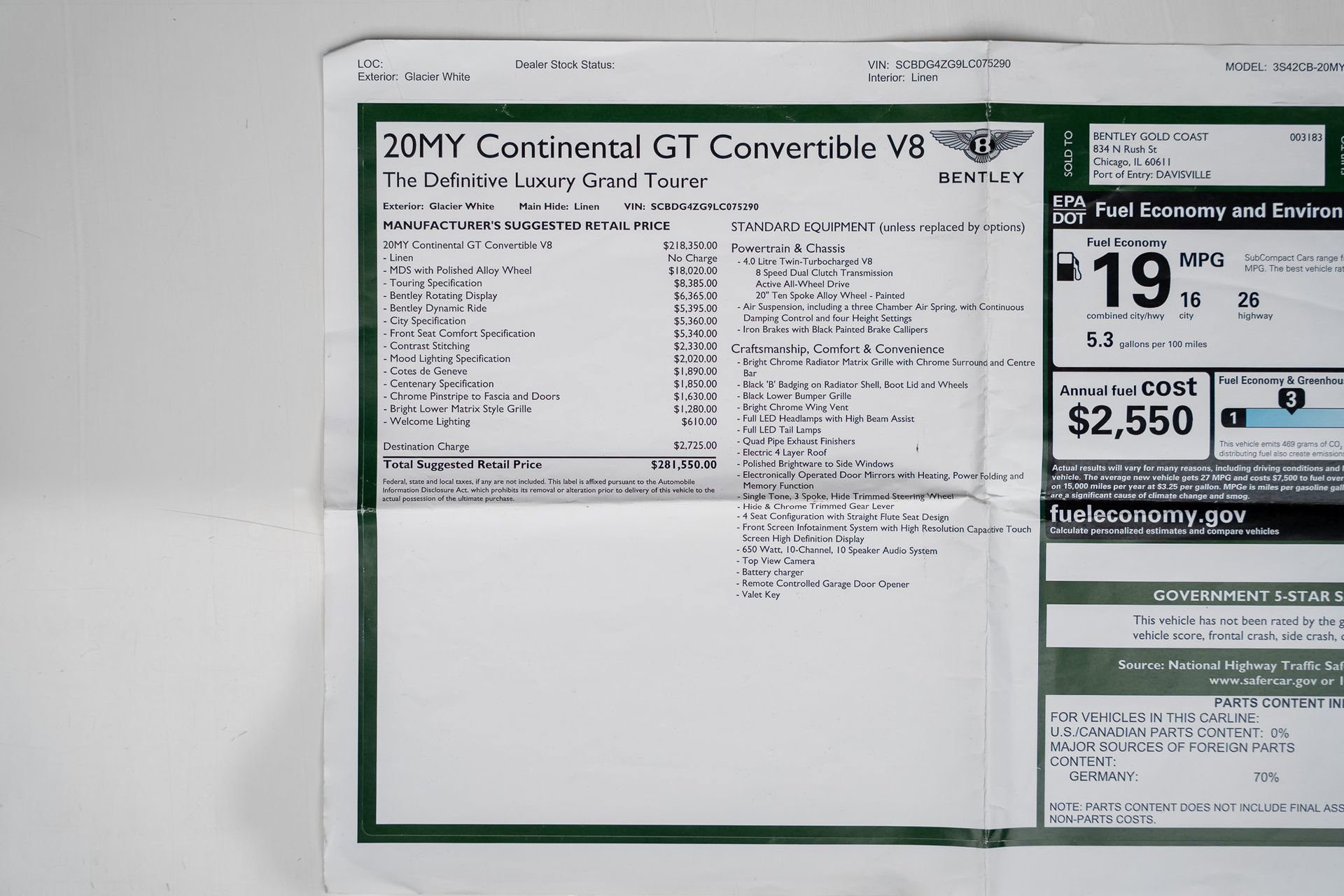 Used 2020 Bentley Continental GT image 79