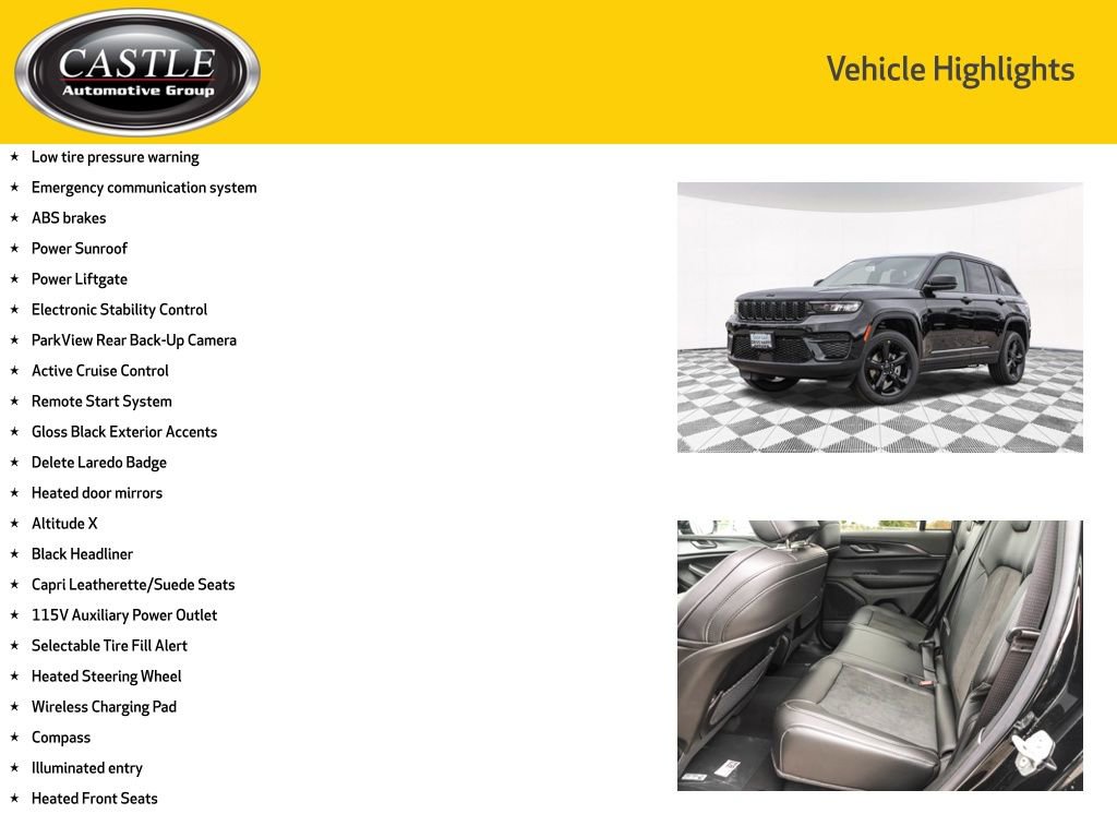 New 2025 Jeep Grand Cherokee Altitude image 6