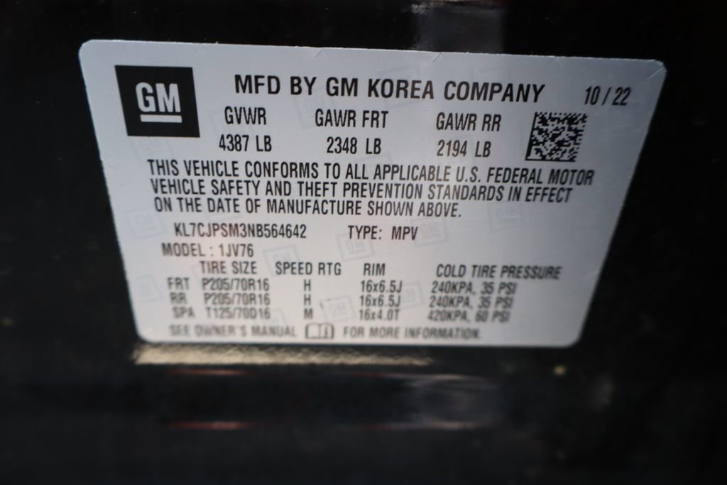 Used 2022 Chevrolet Trax LT w/ LT Convenience Package image 33