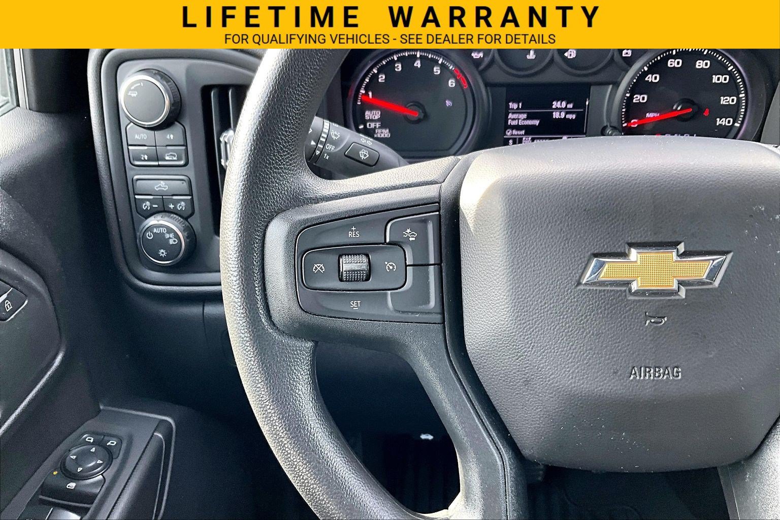Used 2024 Chevrolet Silverado 1500 Custom w/ Turbomax Blackout Package AWD/4WD image 24