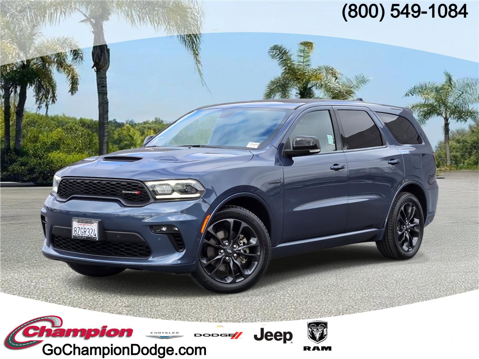 Certified 2021 Dodge Durango R/T w/ Blacktop Package