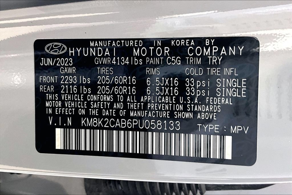 Certified 2023 Hyundai Kona SE w/ Cargo Package AWD/4WD image 32