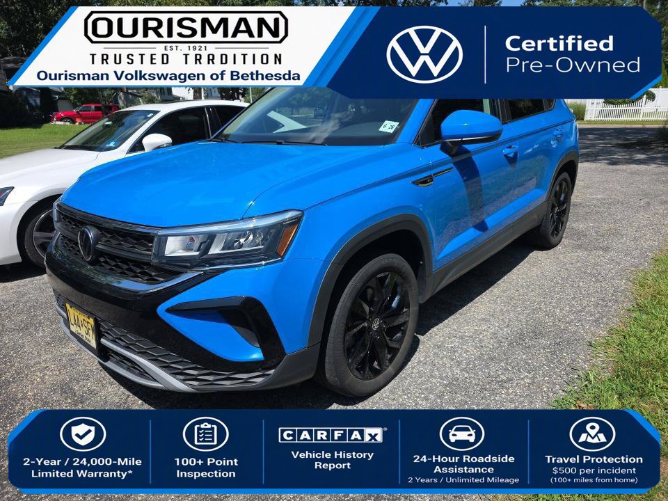 Used 2023 Volkswagen Taos SE w/ Panoramic Sunroof Package
