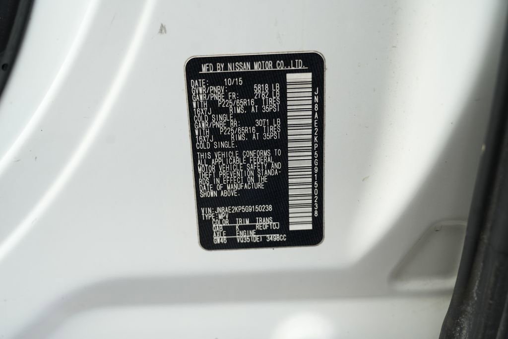Used 2016 Nissan Quest SV FWD image 51