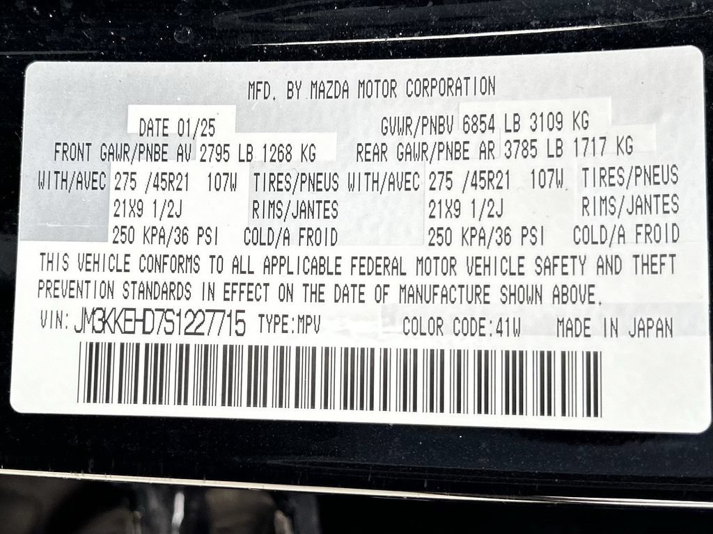 Used 2025 MAZDA CX-90 3.3 Turbo w/ Premium Plus Pkg AWD/4WD image 37
