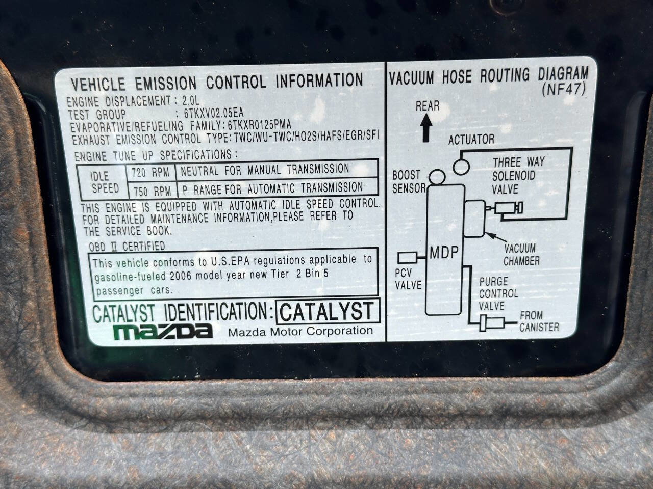 Used 2006 MAZDA MX-5 Miata Sport image 32