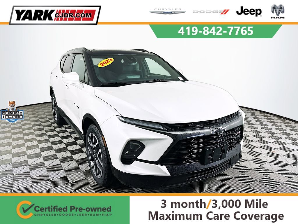 Used 2023 Chevrolet Blazer RS w/ Driver Confidence II Package AWD/4WD image 1
